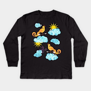 Fairytale Weather Forecast Print Kids Long Sleeve T-Shirt